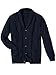 Comdecevis Sweaters for Men Long Sleeve Shawl Collar Button-Down Cable Knit Cardigan Sweater with Pockets, Dark Blue, M