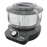 THRITOP Stand Mixer,Food Mixer with 5QT Mixing Bowl for Bread and Dough– 6 Speed Settings, 600 W New Concept Food Mixer(Elegant Grey)