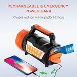 LED Rechargeable Hand Crank Flashlight - Image 3