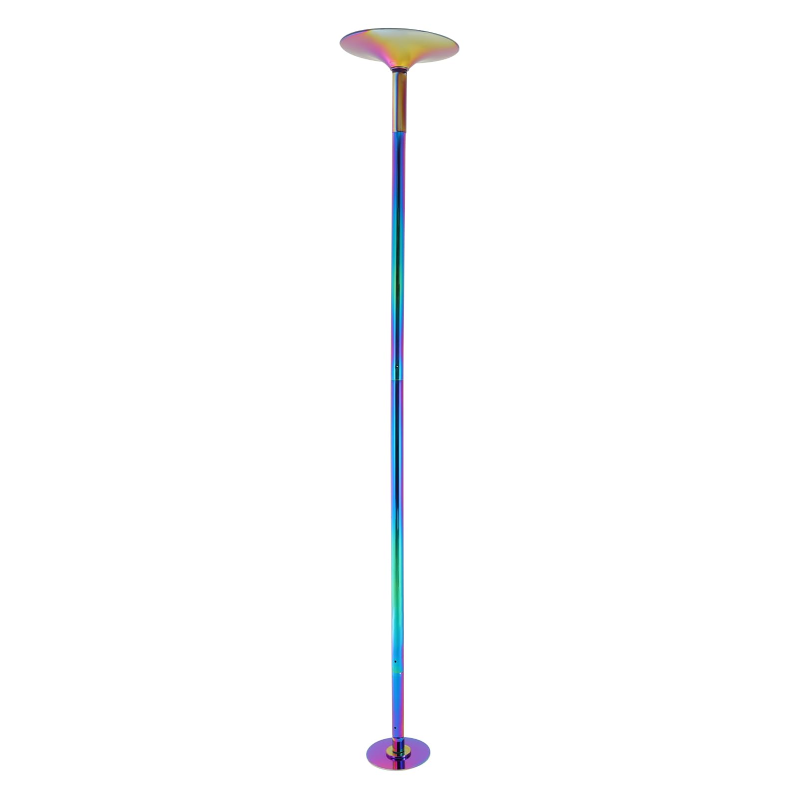 Poledance - Asta per interni, altezza regolabile 88-108 pollici, portata 200 kg, per pole dance e fitness, con cuscinetti in silicone antiscivolo