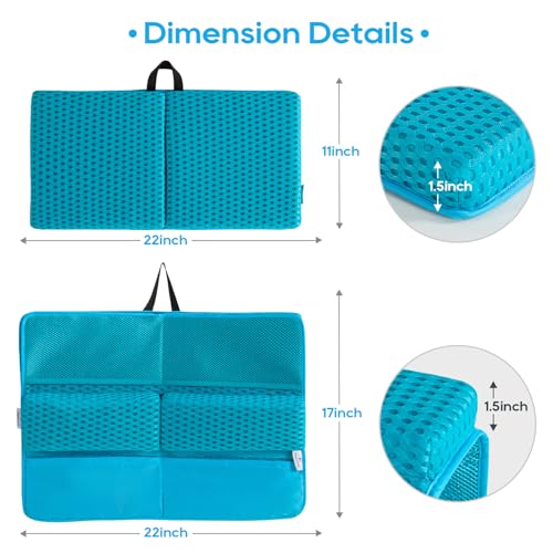 Image of OS OMYSTYLE Baby Bath Kneeler Pad Set, Blue