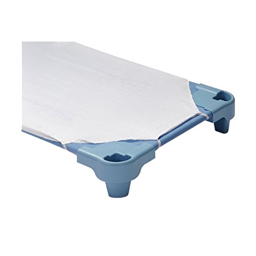 Buy Angeles Angels Rest Fitted Cot Sheet, White, Standard Size