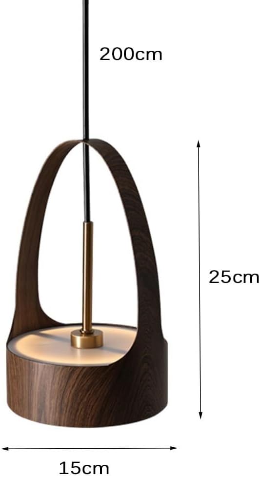 Chandeliers, 5.9" Light Fixture 12W Led Diniroom Lighting, Nordic Simple Light, Kitchen Island Diniroom Office Studiceilihangilights/Warm Light