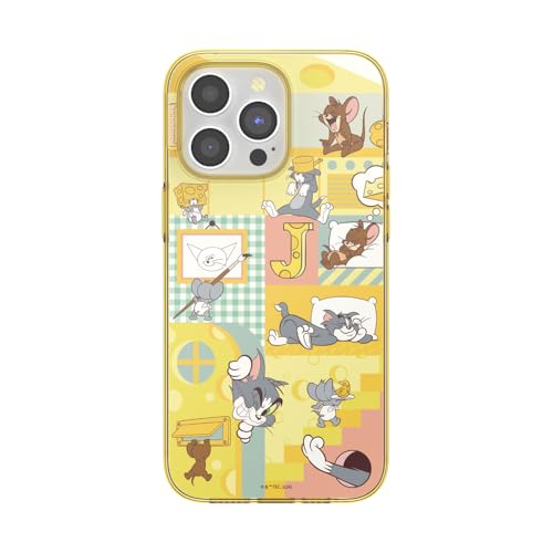 Coque iPhone 15 Pro Max MagSafe PopSockets Tom & Jerry pour recharge sans fil au quotidien