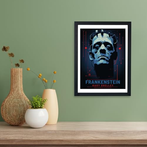Frankenstein reproduction encadrée Spiffing Prints livre classique