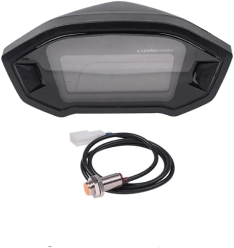 Odometer Speedometer Universal Motorcycle Speedometer With 7 Colors Backlight Motorcycle Dashboard Adjust Odometer Digital For 1 2 4 Cylinder