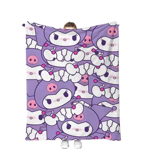 Cartoon Supey Soft and Warm Blanket Specially Designed for Children.It Measures 55 inches by 40 inches.It is Suitable for Placing on Sofas and Chairs and can be Used in The Living Room (Kuro)