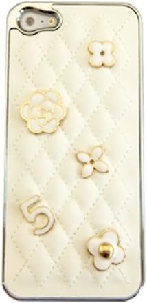 Amazon Iphone5s 5用ケース Coco風ブランド風ポイントパーツデコ キルティングホワイト ケース カバー 通販 Amazon Iphone5s 5用ケース Coco風ブランド風ポイントパーツデコ キルティングホワイト ケース カバー 通販
