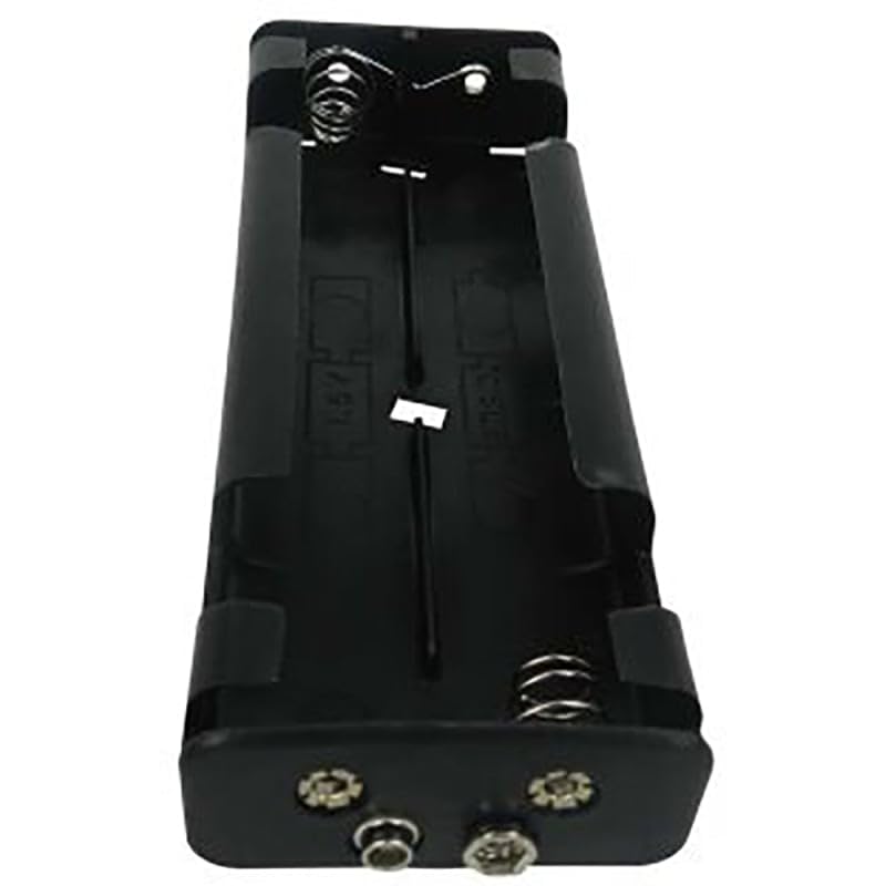 Black Battery Holder C Size x 6 with Snap Terminals PP Resin Body, Pack of 1, MFR: 1854617