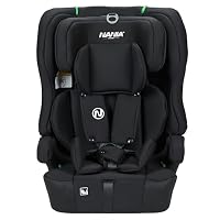Nania Rio I-Size Baby Car Seat 76-150 cm Group 1/2/3 from 9 to 36 kg, 15 Months to 12 Years, Adjustable Headrest, 5-Point Safety Harness, Removable Cover with Belt Attachment