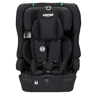 Nania Seggiolino Auto per bambini Rio I-size 76-150 cm - Gruppo 1/2/3 da 9 a 36 kg, 15 mesi a 12 anni, poggiatesta regolabile, imbracatura di sicurezza,fodera rimovibile - fissaggio a cintura