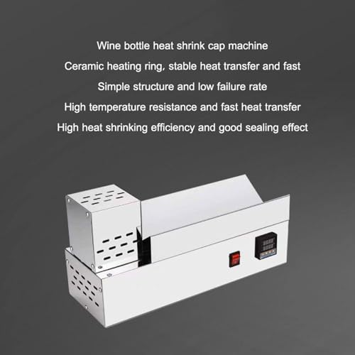 Máquina de sellado termorretráctil para fundas de botellas de vino y cápsulas de polímero 3