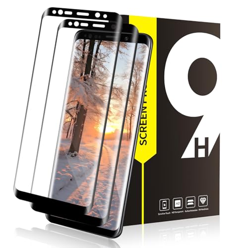 Bodyguard 2 Stück Schutzfolie für Panzerglas für Samsung Galaxy S8 Ultra Transparent Anti-Kratzer 9H Härte Anti-Staub Samsung S8 Displayfolie 3D Volle Abdeckung Hohe Empfindlichkeit S8 Schutzglas