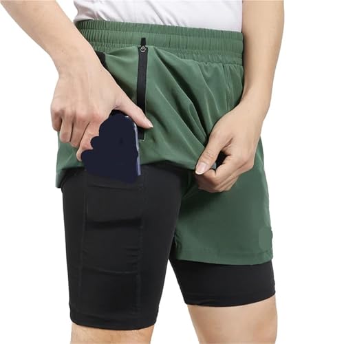 Short de course pour homme respirant et anti-frottement