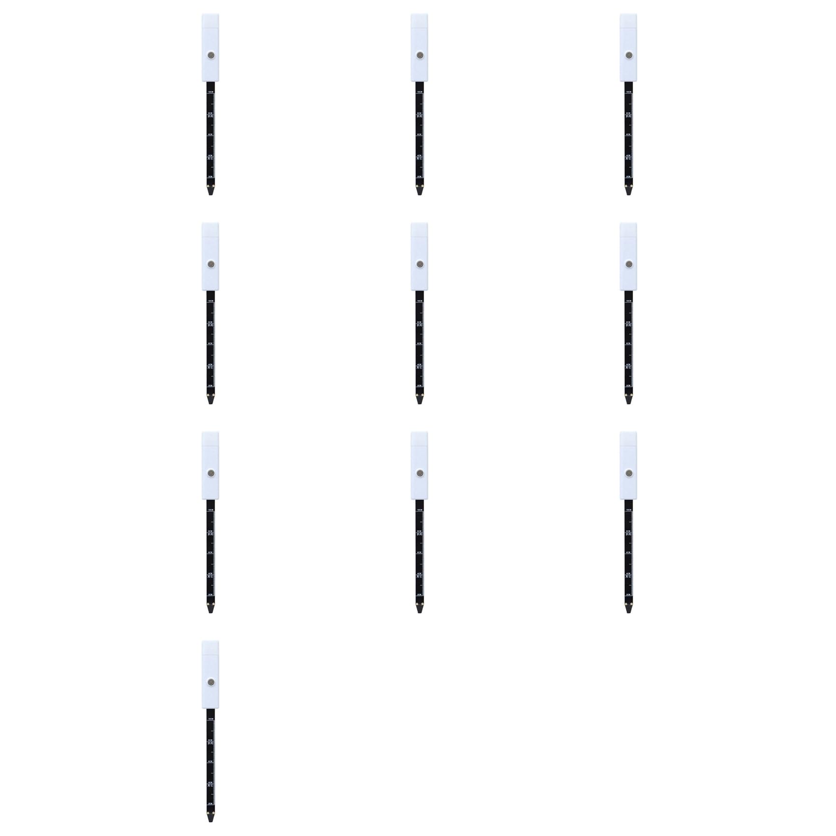 10X Humidimètre de Sol Compteur D'Eau pour Plantes pour Intérieur et Extérieur Sonde Intelligente avec 3 Voyants de Couleur pour Jardin, Pelouse
