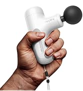 HEYCHY Mini Massage Gun,4.8IN Small Travel Pain Relief Handheld Portable Massager,Full Body Recov...