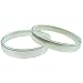 Silver Colored Elasticized Sleeve Garters (2 Pack)