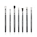 Produktbild Jessup Makeup Pinsel Sets 7 Pcs Kosmetik Schmink Bürsten Lidschatten Eyeliner Blender Augen Schwarz Siber T077