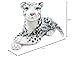 TigerHart Sinovia The Snow Leopard - 17 Inch Stuffed Animal Plush Snow Cat