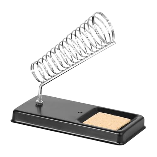 Soporte de tubo simple para soldador con esponja para resistencia eléctrica a altas temperaturas, accesorios de soldadura