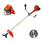  SAKAWA Desbrozadora Antivibración 52cc + Casco + Disco