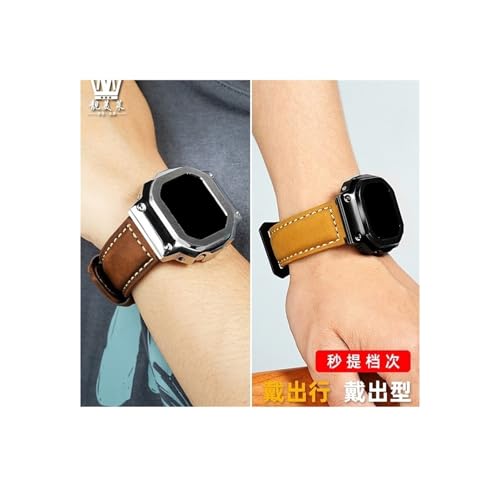 Bracelet rétro 24mm en cuir robuste pour DW-H5600MB G-Shock