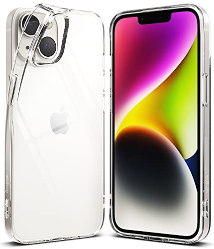 Image of Ringke Air Compatible with iPhone 14 Plus Case Cover Transparent Lightweight Soft Flexible TPU Scratch Resistant Natural Form iPhone 14 Plus Back Cover - Clear