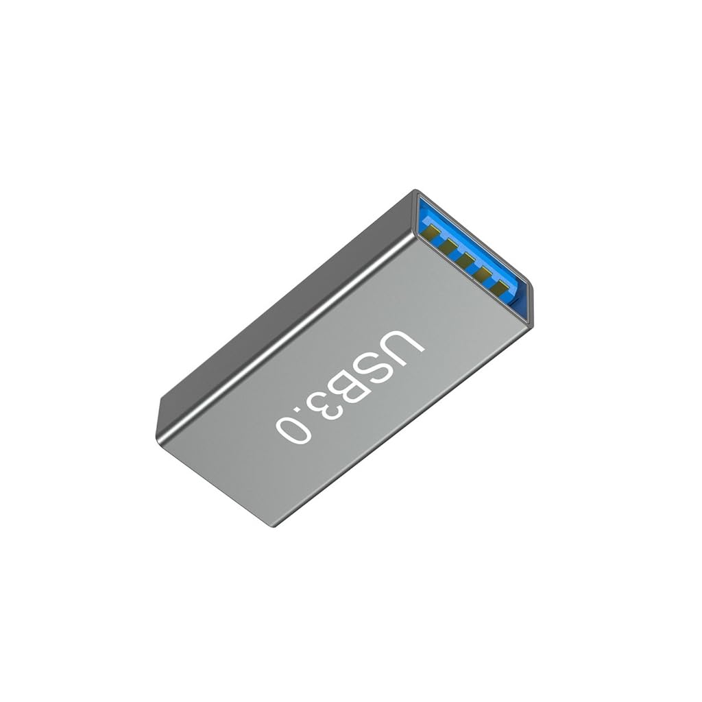 Elnwnnkc USB3.0 Female Coupler USB3.0 Female To Female Adapter for Extending USB Cables and Connecting Devices 5Gbps