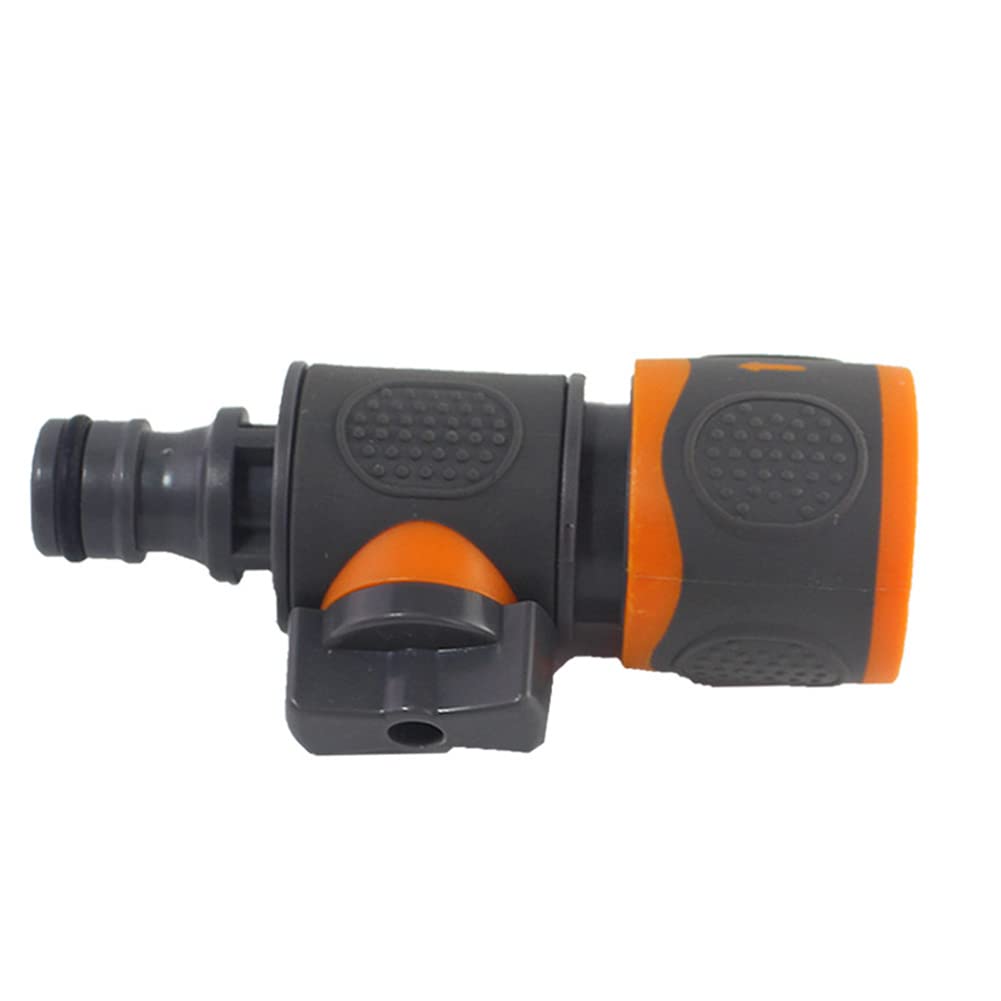FUBESK Quick Release in Line Shut Off Valve,Garden Hose Pipe in Line Tap Shut Off Valve Fitting Connect Adaptor Tool Gadget