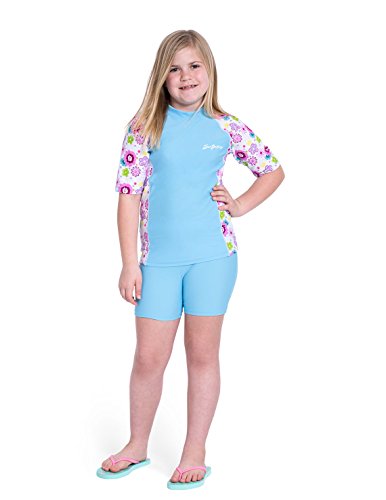 Image of Girls Fitted Swim Set 12 mos-12 yrs, UPF 50+ Sun Protection