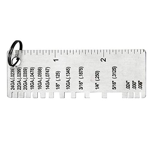 Calibrador de Grosor para Soldadura de Acero Inoxidable miniatura 4