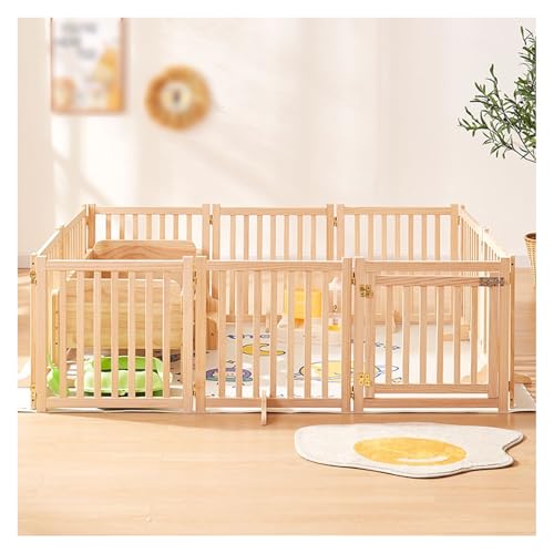 Box per cani in legno, recinto pieghevole per cani di piccola taglia, uso interno/esterno, facile da montare