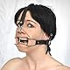 Honeylust - Gemeiner BDSM Mundhaken + Nasenhaken abschließbar - Mundknebel mit Metall-Haken - Bondage SM Sexspielzeug Kopf Geschirr - Fetisch