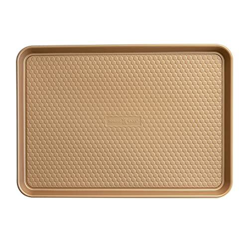 Nordic Ware Honeycomb Embossed Nonstick Baking Sheets, Copper, 3-Pans #TOP4