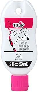 Duncan Tulip Soft Fabric Paint 2oz, Matte White, One Size