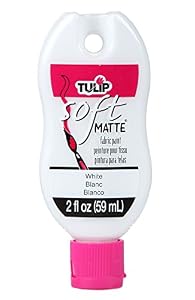 Tulip Soft Matt Stoffmalfarbe Weiß