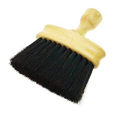 Neck brush horse hair wood neck brush Made in Germany 10 cm wide Cover