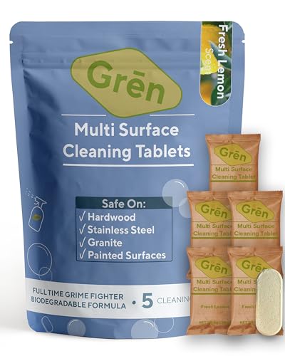 Gren Multi Surface Cleaner, all purpose cleaner refill Tablets, animal