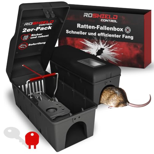 Roshield Rattenfalle Killer Box mit Inspektionsfenster - Einfach...