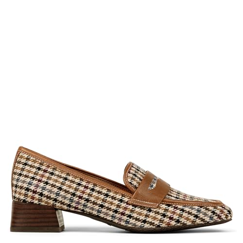 Image of Donald Pliner Women's Tristina Penny Loafer Heel - 1.3 inch Block Heel Shoes for Comfort, Slip On Women's Heels