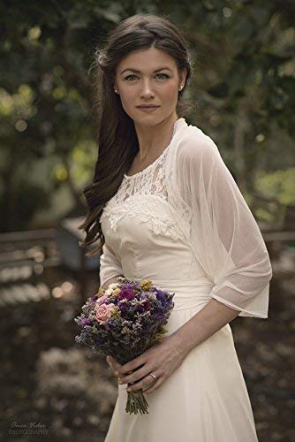 wedding dress shawl ivory