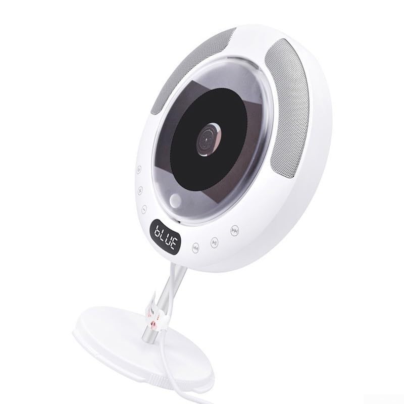 Lettore CD portatile con suono surround 5.1, per radio FM USB MP3 disco DVD montato a parete album musica casa design compatto