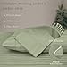 Threadmill 500 Thread Count King Size Damask Stripe, 4 Pc Luxury Cotton Bed Sheet Set, Silky Soft Sage Green Sheets with 16