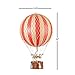 Globo aerostático color rojo (32cm)