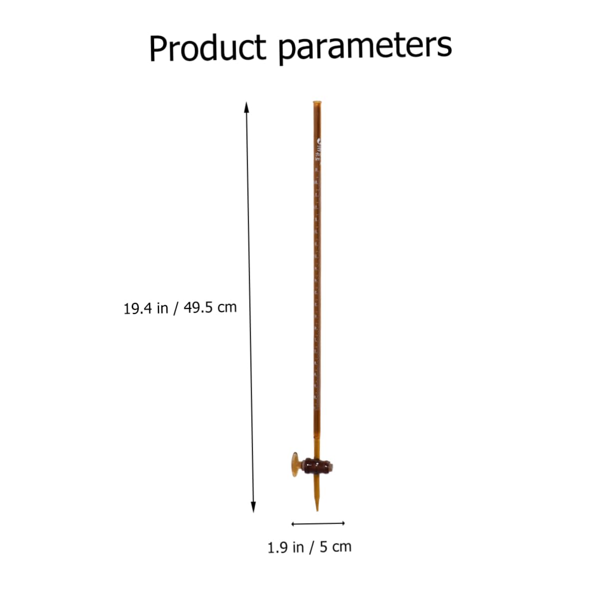 3 Pz Buretta kit rubinetti contenitore erogatore burette standard strumento da laboratorio scuola media luce misura studa bicchiere miscelatori strumento di apparato di
