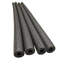 Foam King Pipe Insulation for 1/2" copper pipe, 3 ft length, Pack of 4