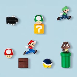 Mario Fridge Magnets 10 Pieces, 3D Fridge Magnets, Fridge Magnets Set, Children, Fridge Magnets Funny, for Home, Fridge Decoration, School, Office, Kitchen