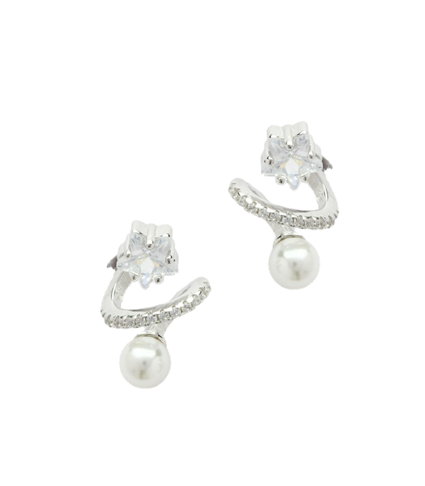 | 925 Sterling Silver | Opulent Pearl Studs | Gifts for Girlfriend, Women & Girls | With Certificate of Authenticity & Hallmark-image-7