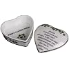 CBE Porcelain Irish Shamrock Jewelry Keepsake Box (First Communion Box)