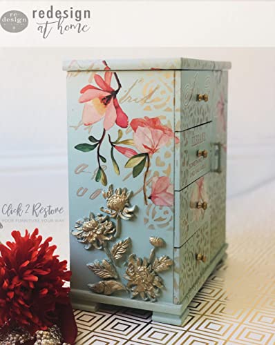 PRIMA MARKETING INC REDESIGN MOULD 5X8 BOTAN FLRL, Botanist Floral